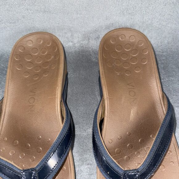 Vionic High Tide Women's Platform Sandals Navy Size‎ 9 - Picture 3 of 7